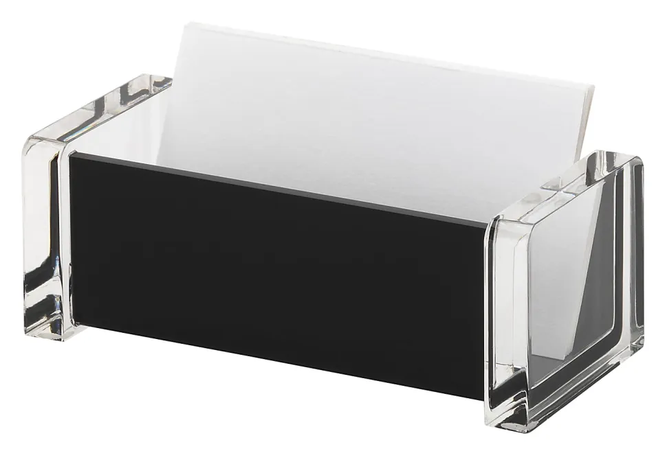 Realspace® Black Acrylic Business Card Holder