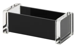 Realspace® Black Acrylic Business Card Holder