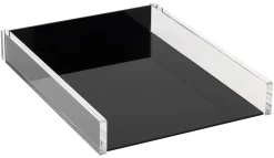 Realspace® Black Acrylic Paper Tray, Letter Size