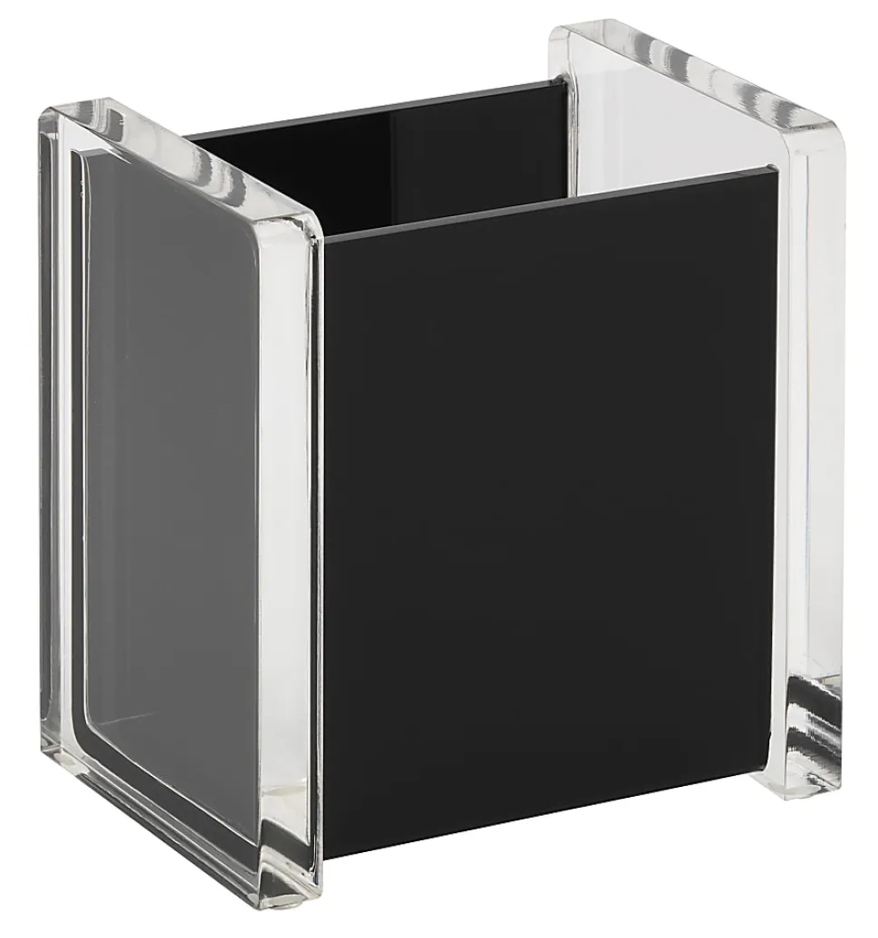 Realspace® Black Acrylic Pencil Cup