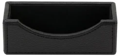 Realspace® Black Faux Leather Business Card Holder