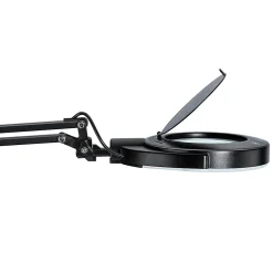 Realspace™ Bretino LED Magnifier Desk Lamp With Mounting Clamp, 22