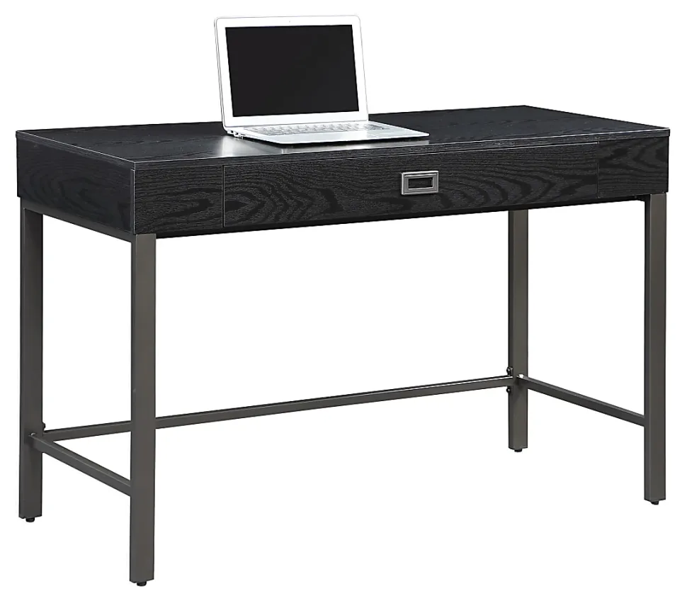 Realspace® Brezio 47"W Computer Desk, Black
