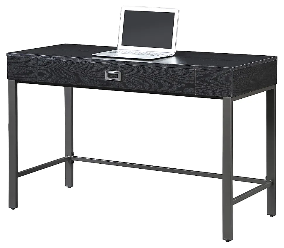 Realspace® Brezio 47"W Computer Desk, Black