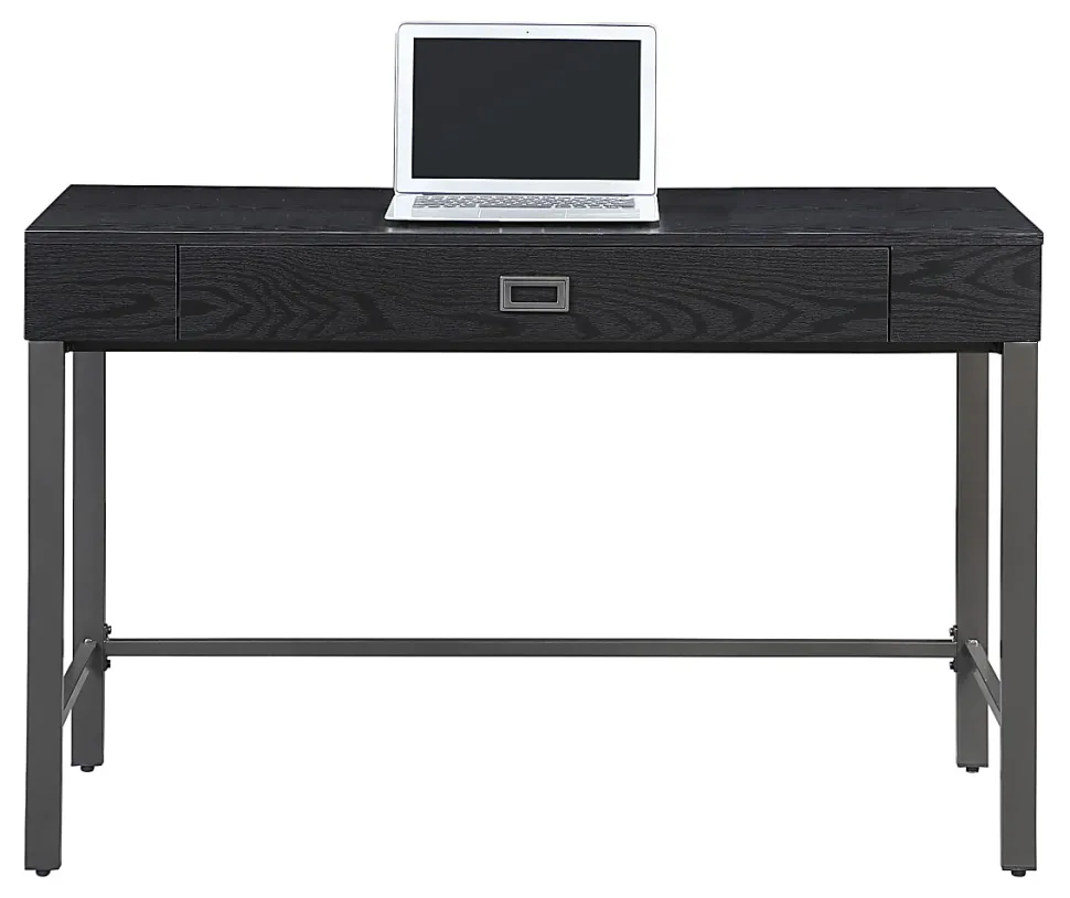 Realspace® Brezio 47"W Computer Desk, Black
