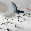 Realspace® Brigsley Fabric Low-Back Task Chair, Pink/Chrome