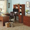Realspace® Broadstreet 65"W U-Shaped Executive Corner Desk, Maple