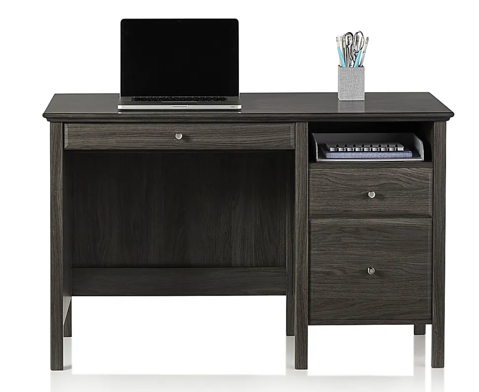 Realspace® Chase 47”W Writing Desk, Coastal Gray