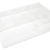 Realspace® 8-Compartment Desk Organizer, 2"H x 12-7/8"W x 8-3/4"D, Clear