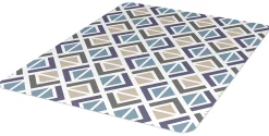 Realspace® Decorative Chair Mat, 35" x 40", Geometric, Multicolor