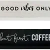 Realspace® Decorative Desk Plaque, 8" x 2-1/2", Assorted Designs