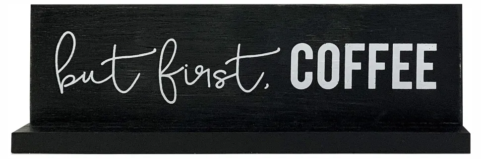 Realspace® Decorative Desk Plaque, 8" x 2-1/2", Assorted Designs