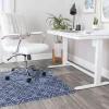 Realspace® Designer Chair Mat, 36"W x 48"D, Blue/Ivory