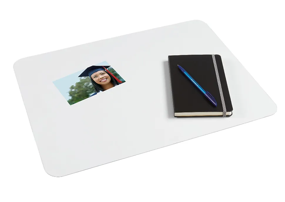 Realspace® Desk Pad With Antimicrobial Protection, 17" H X 22" W, Clear