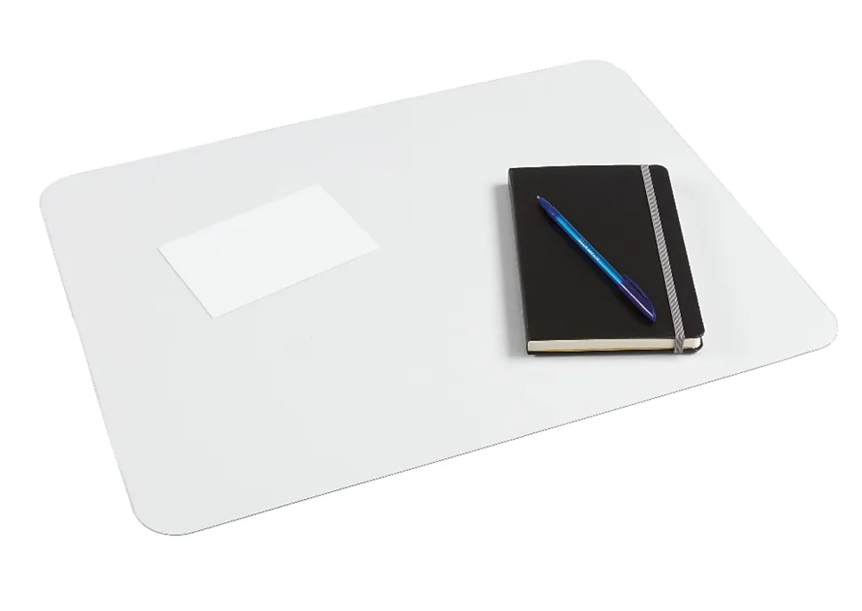 Realspace® Desk Pad With Antimicrobial Protection, 17" H X 22" W, Clear