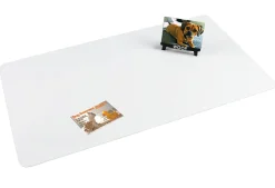 Realspace® Desk Pad With Antimicrobial  Protection, 20" H x 36" W, Clear