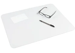 Realspace® Desk Pad With Antimicrobial  Protection, 19"H x 24"W, Clear