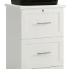 Realspace® 17"D Vertical 2-Drawer File Cabinet, White