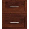 Realspace® 17"D Vertical 2-Drawer File Cabinet, Mulled Cherry