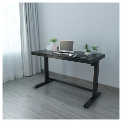 Realspace® Electric 48"W Height-Adjustable Standing Desk, Black