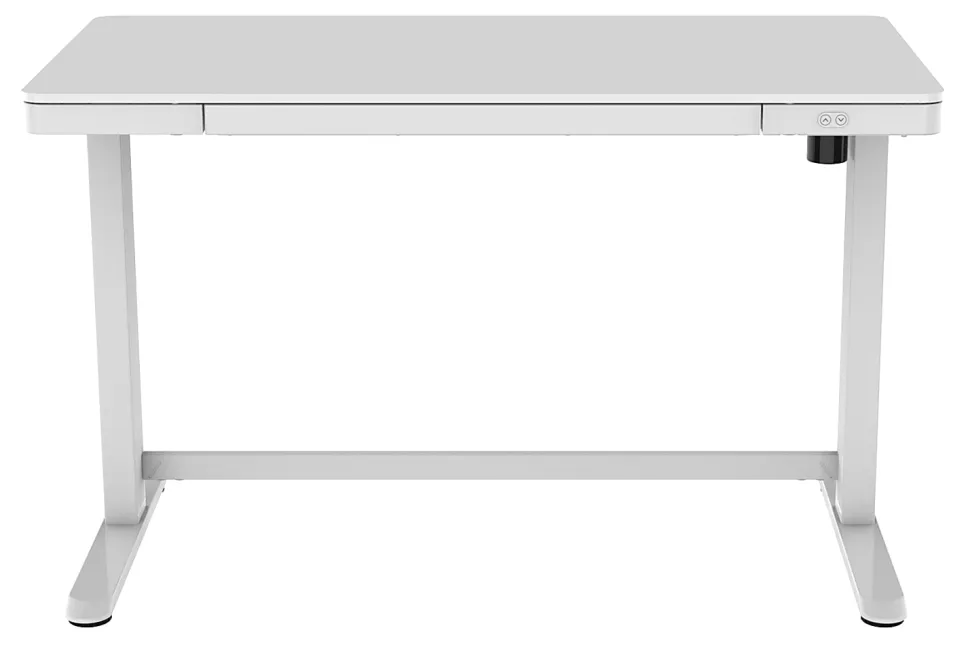 Realspace® Electric 48'W Height-Adjustable Standing Desk, White