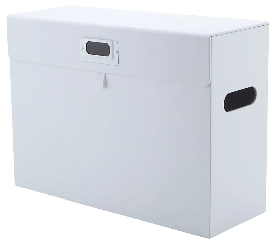 Realspace® File Storage Box, Letter Size, 14" x 10-1/4" x 5-1/2", White