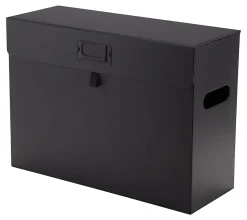 RealspaceĀ® File Storage Box, Letter Size, 14" x 10-1/4" x 5-1/2", Black
