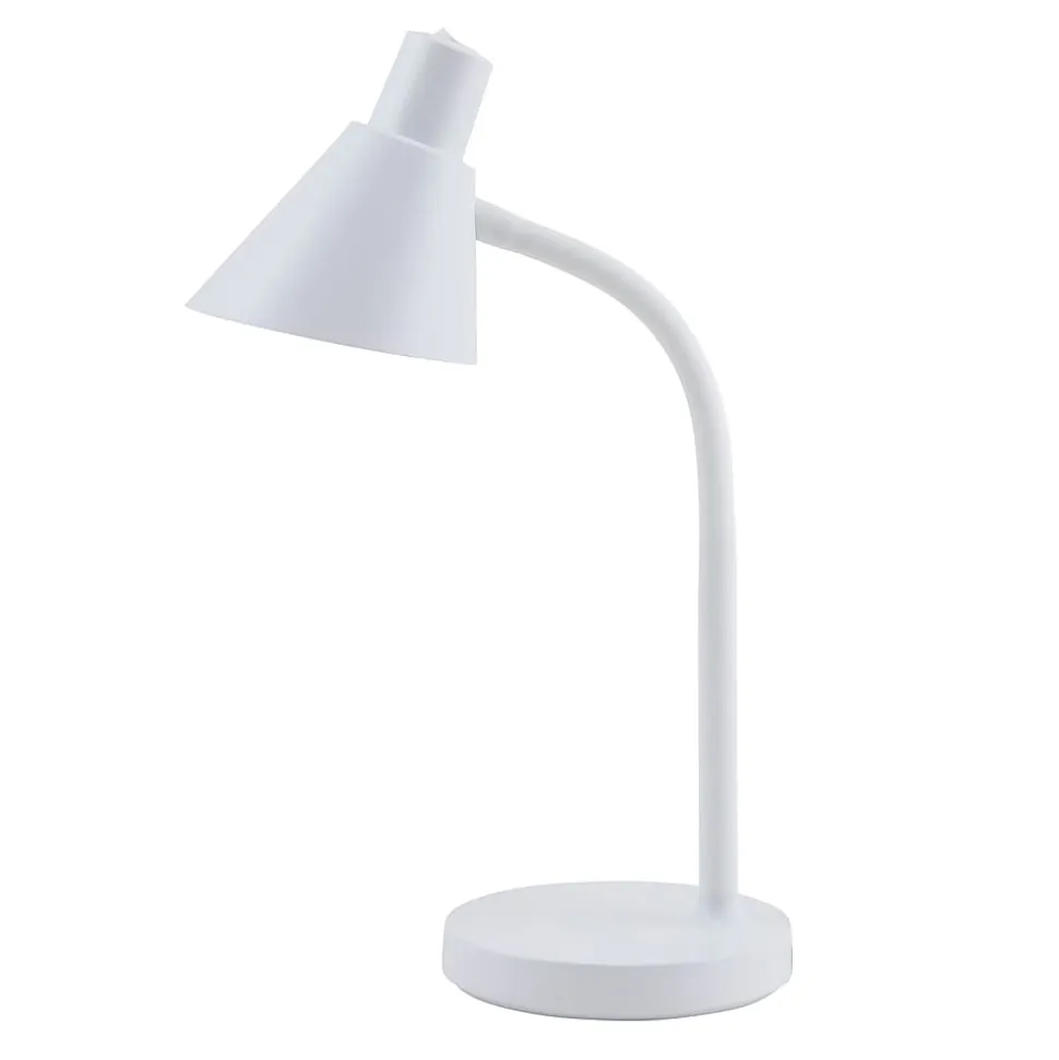 Realspace™ Gooseneck LED Desktop Lamp, Adjustable, 16-1/4"H, White