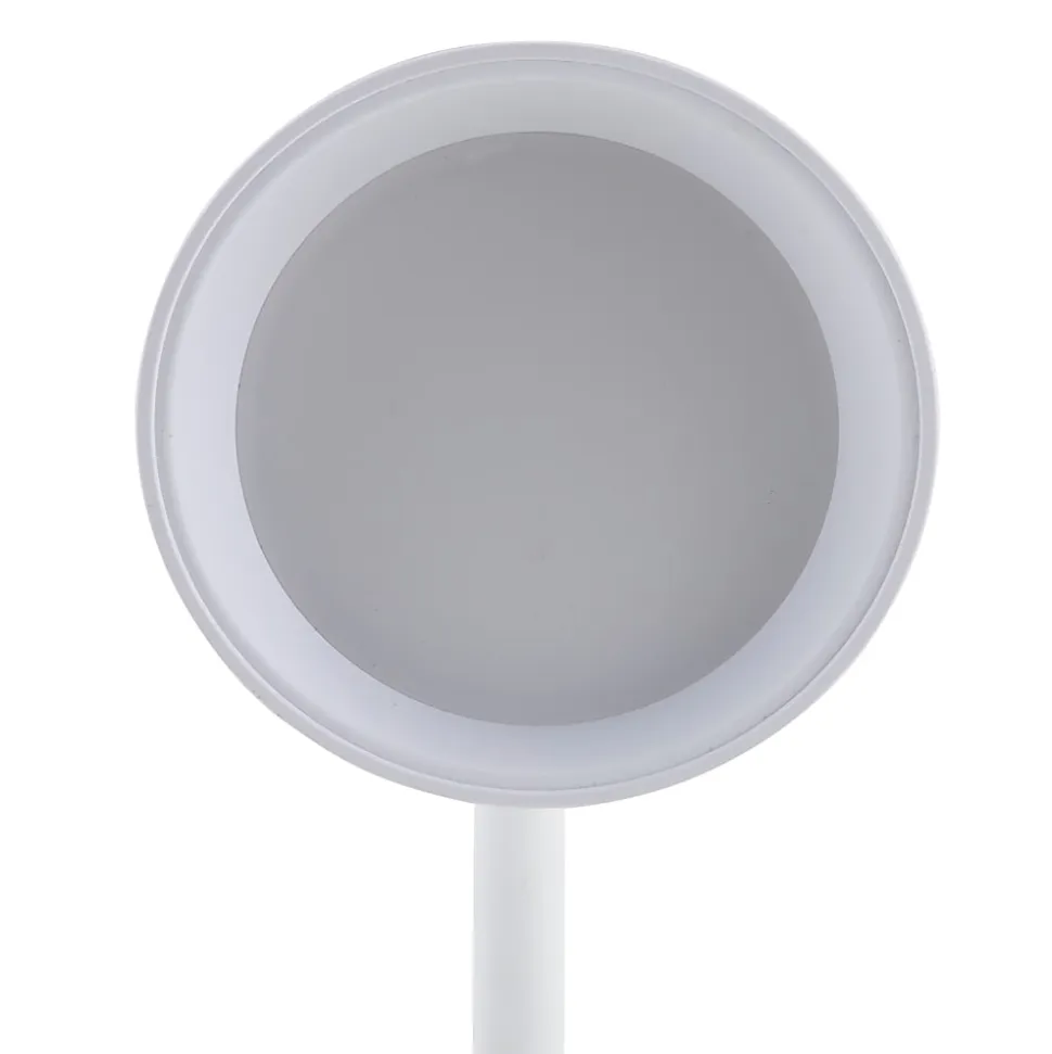 Realspace™ Gooseneck LED Desktop Lamp, Adjustable, 16-1/4"H, White