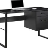 Realspace® Halton 48"W Computer Desk, Black