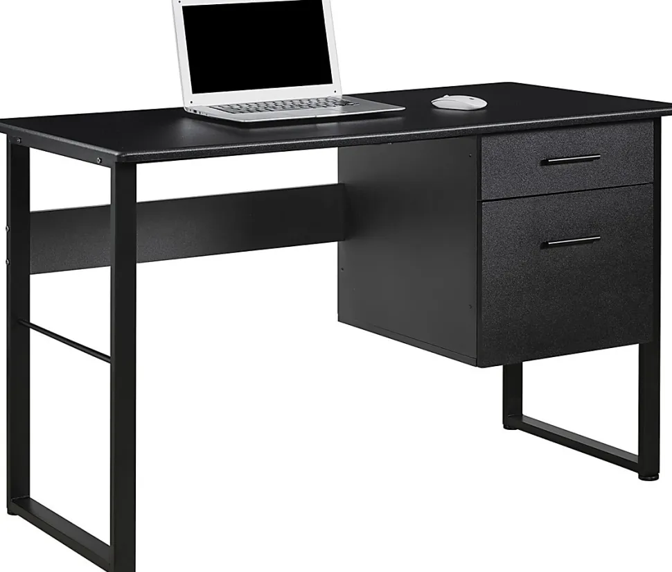 Realspace® Halton 48"W Computer Desk, Black