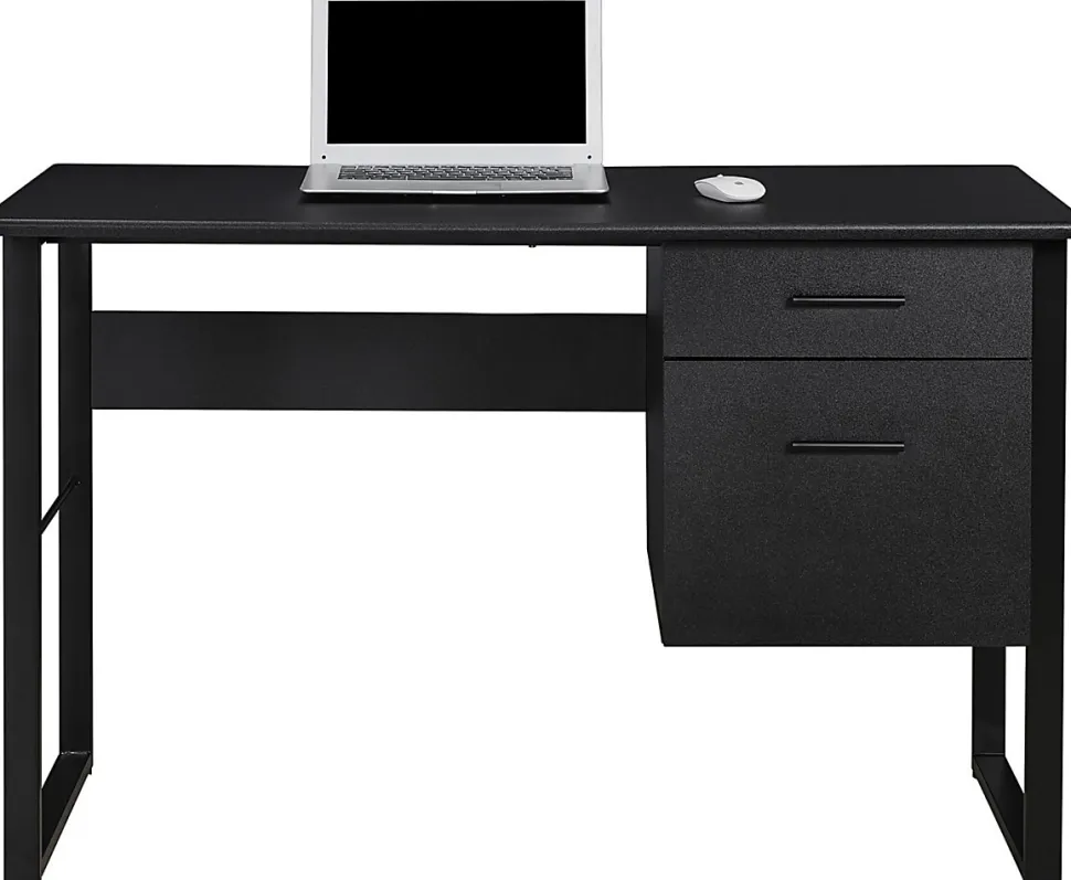 Realspace® Halton 48"W Computer Desk, Black