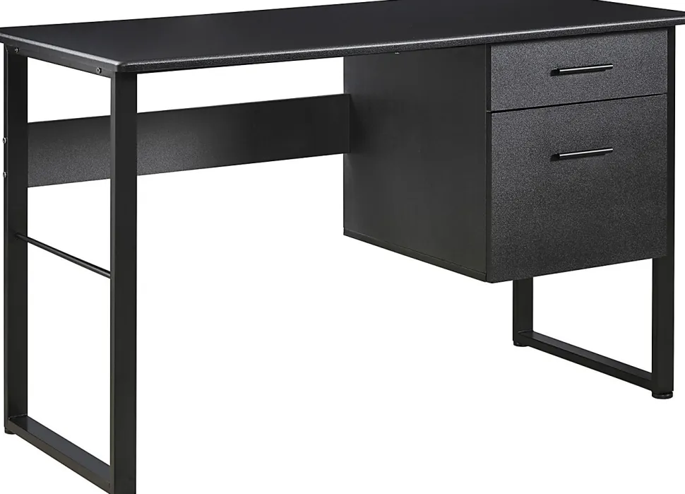 Realspace® Halton 48"W Computer Desk, Black