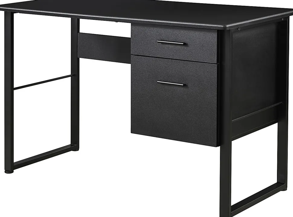 Realspace® Halton 48"W Computer Desk, Black