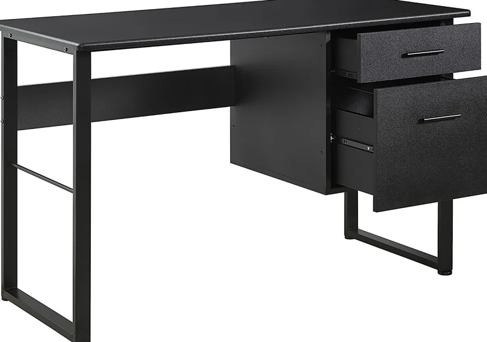 Realspace® Halton 48"W Computer Desk, Black