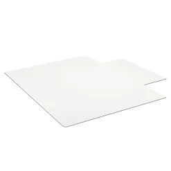 Realspace™ Hard Floor Chair Mat, Wide Lip, 45" x 53", Clear, OD76600