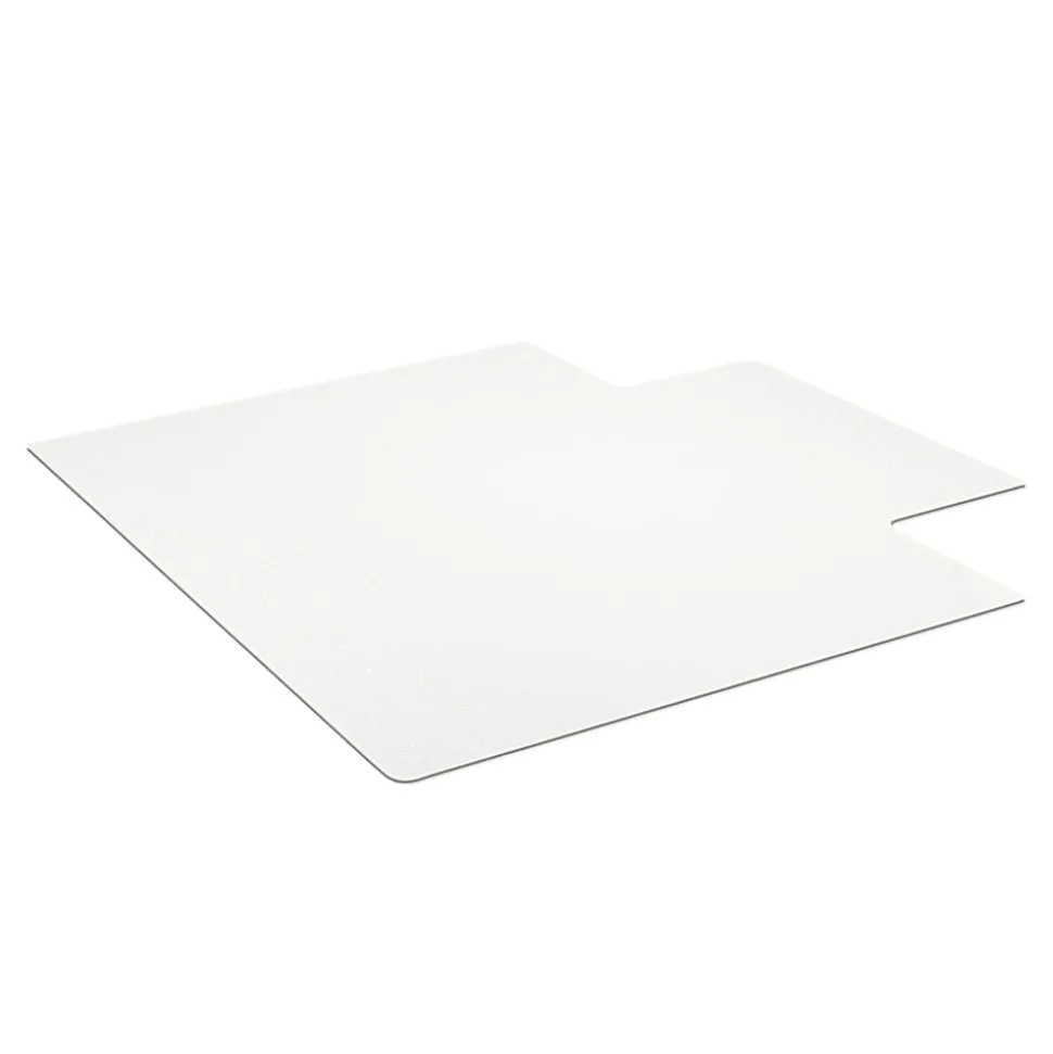 Realspace™ Hard Floor Chair Mat, Wide Lip, 45" x 53", Clear, OD76600
