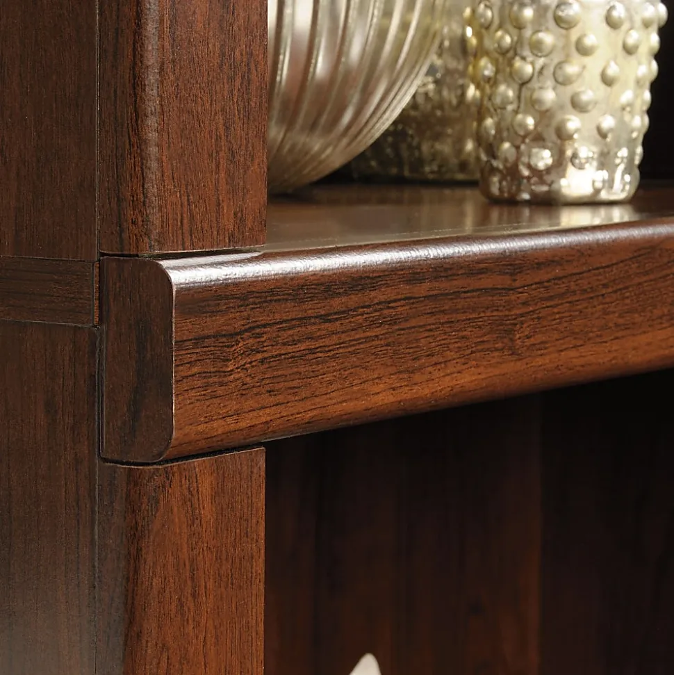 Realspace® 72"H 5-Shelf Bookcase, Mulled Cherry