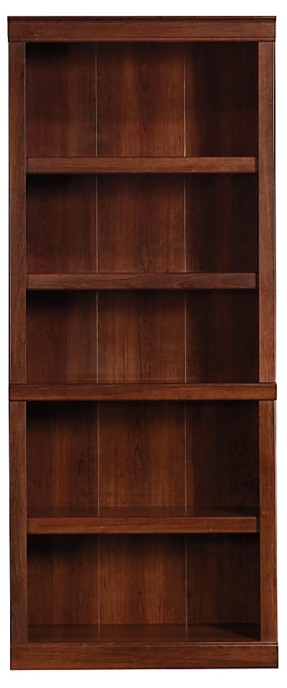 Realspace® 72"H 5-Shelf Bookcase, Mulled Cherry