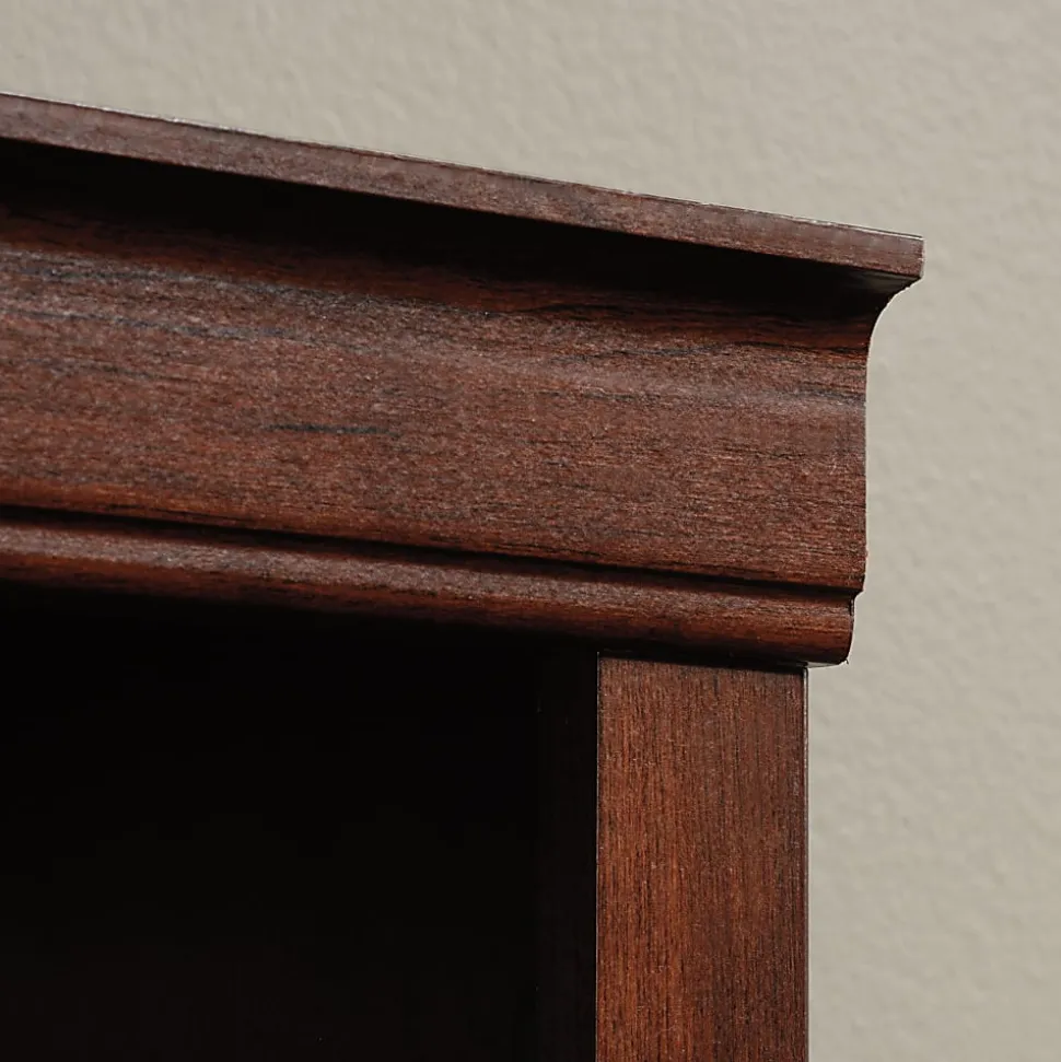 Realspace® 72"H 5-Shelf Bookcase, Mulled Cherry