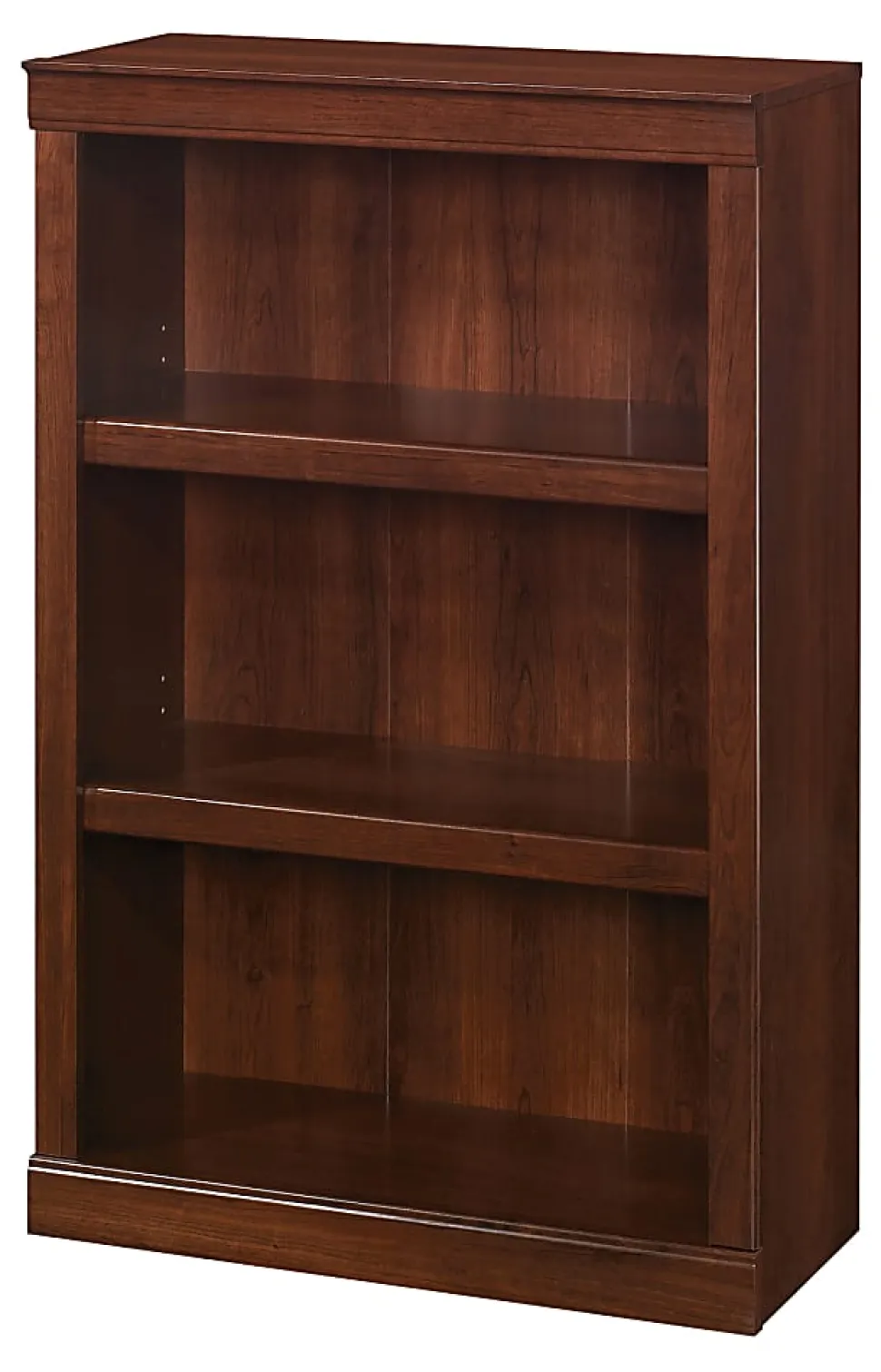 Realspace® 45"H 3-Shelf Bookcase, Mulled Cherry
