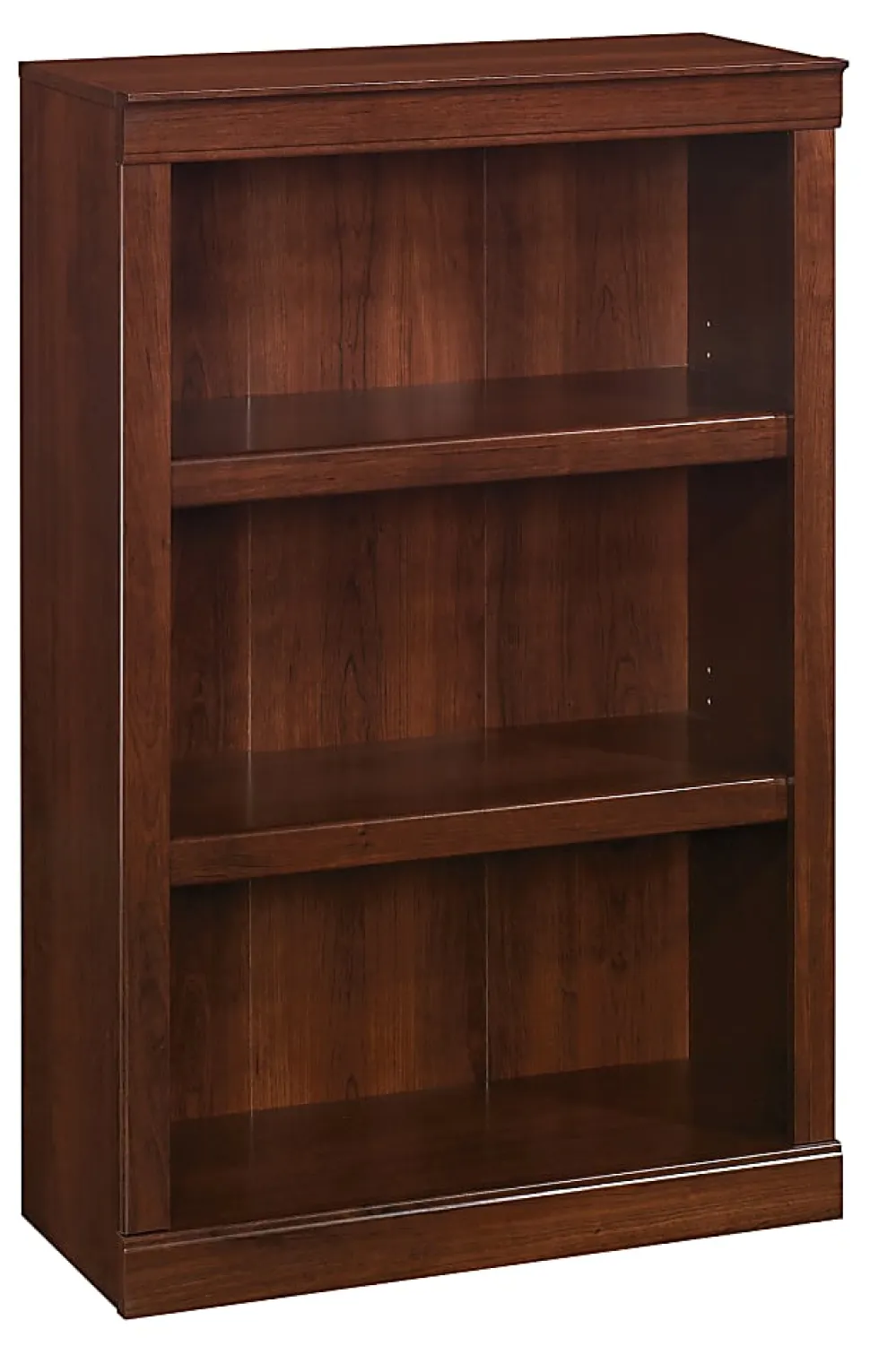 Realspace® 45"H 3-Shelf Bookcase, Mulled Cherry