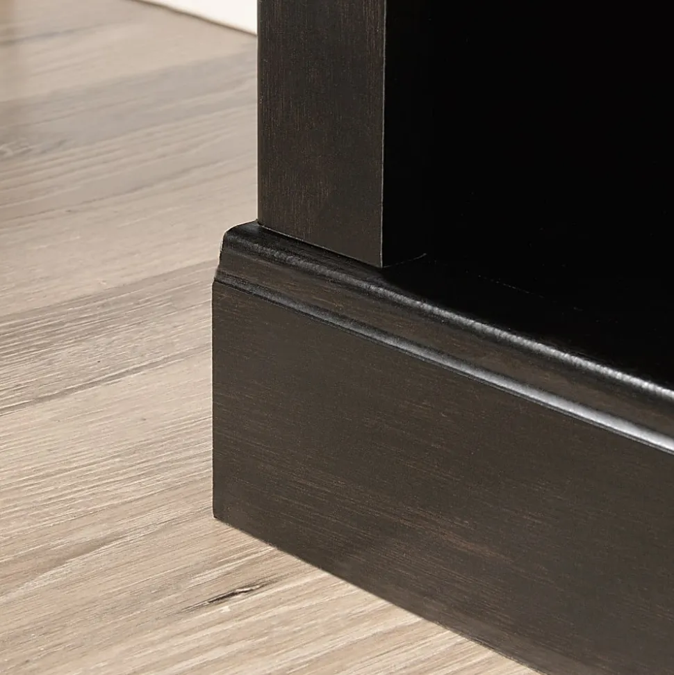 Realspace® 72"H 5-Shelf Bookcase, Peppered Black