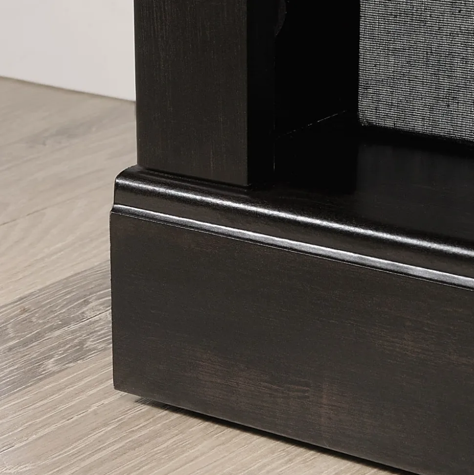 Realspace® 45"H 3-Shelf Bookcase, Peppered Black