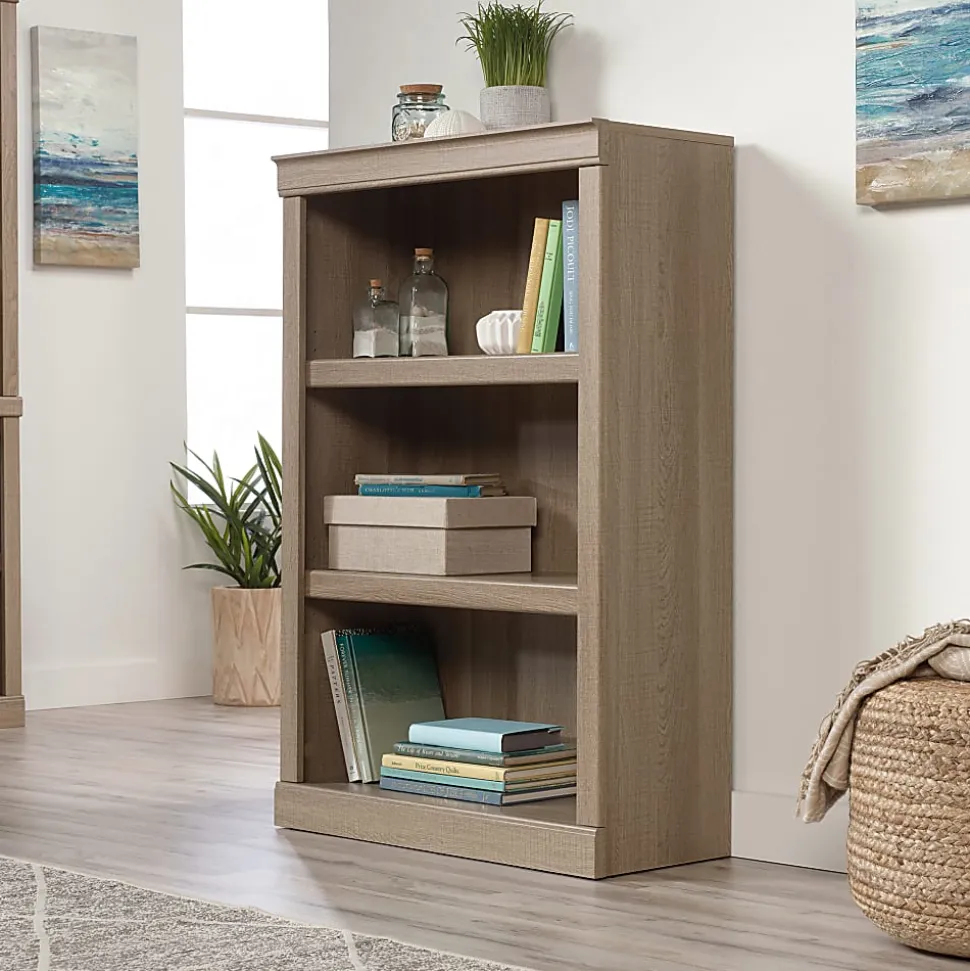 Realspace® 45"H 3-Shelf Bookcase, Spring Oak