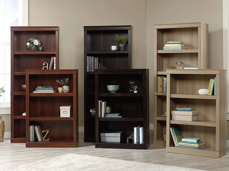 Realspace® 45"H 3-Shelf Bookcase, Spring Oak