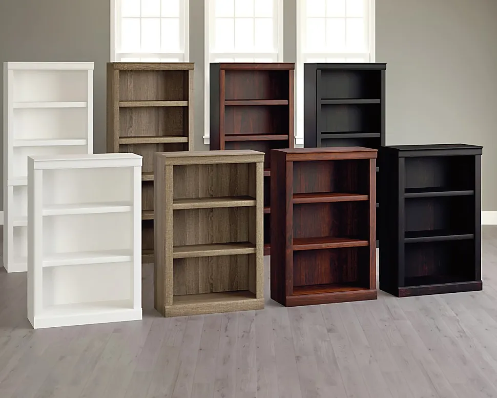 Realspace® 45"H 3-Shelf Bookcase, Spring Oak