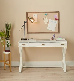 Realspace® Keri 48"W Writing Desk, White