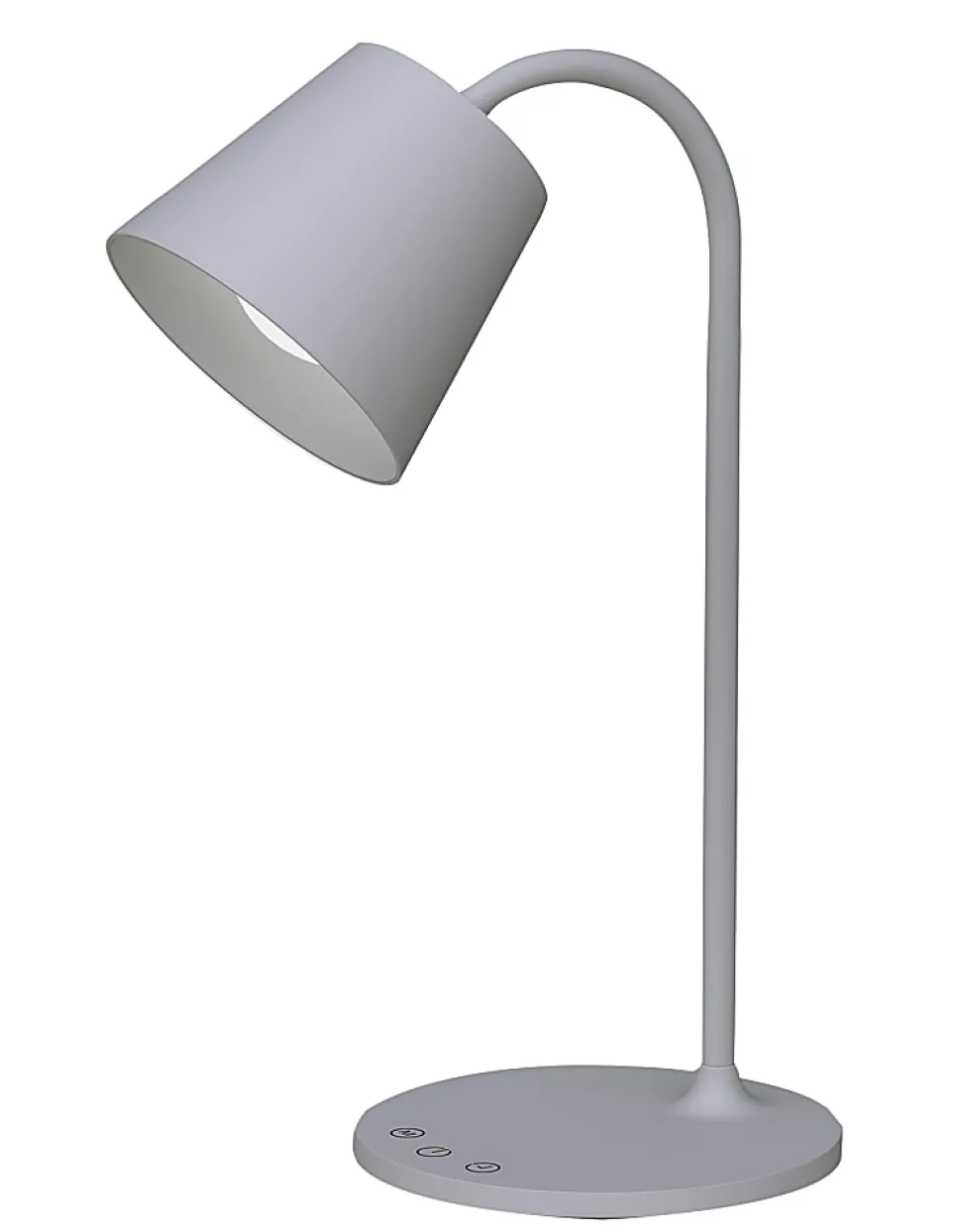 Realspace™ Kessly LED Desk Lamp With USB Port, 17"H, Gray