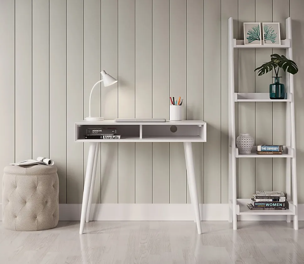 Realspace® Lanzi 35”W Student Computer Desk, White
